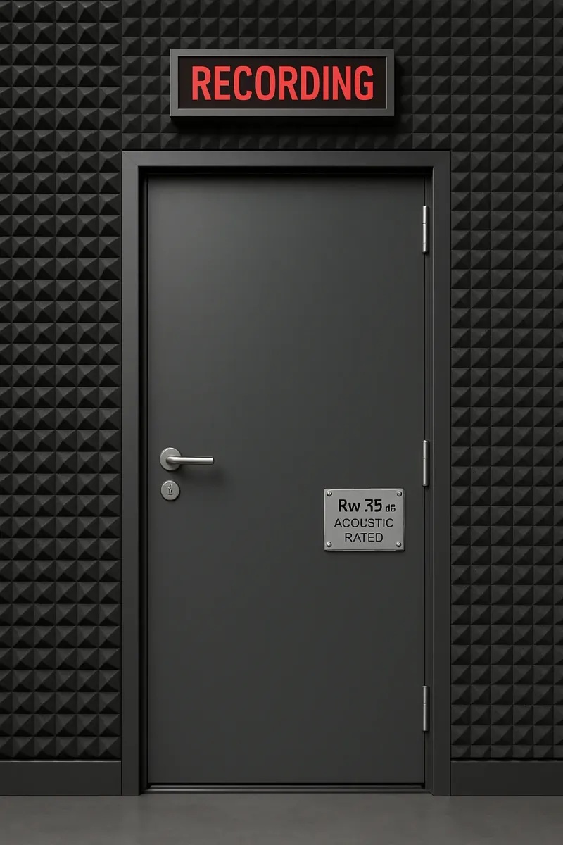 acoustic rated steel doors - professional steel doors available in lincoln from UK manufacturers